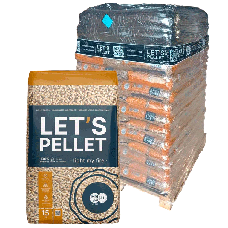 Palette des pellets premium Let's pellet